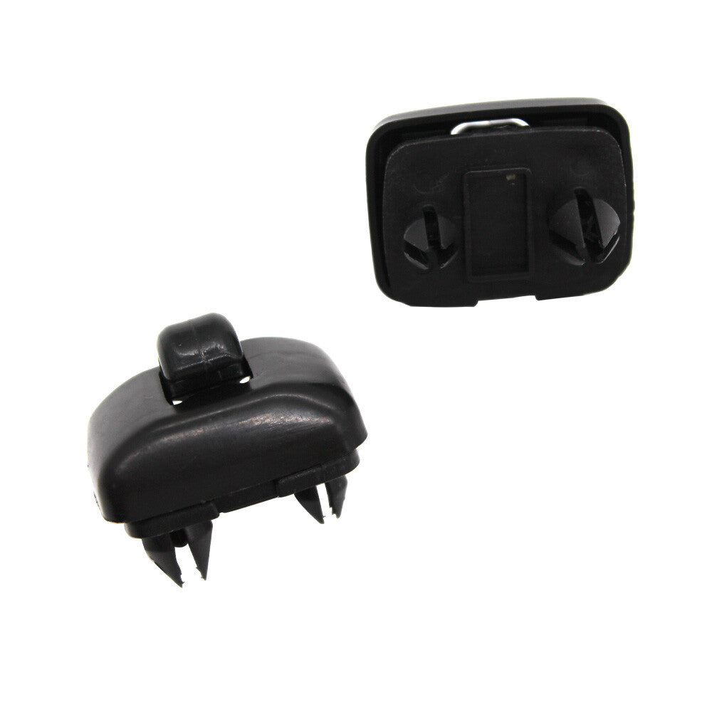 2X Black Sun Visor Bracket Hook Clip Hanger for Audi A4 A5 S5 TT Q3 Q5 RS3 A3 S3