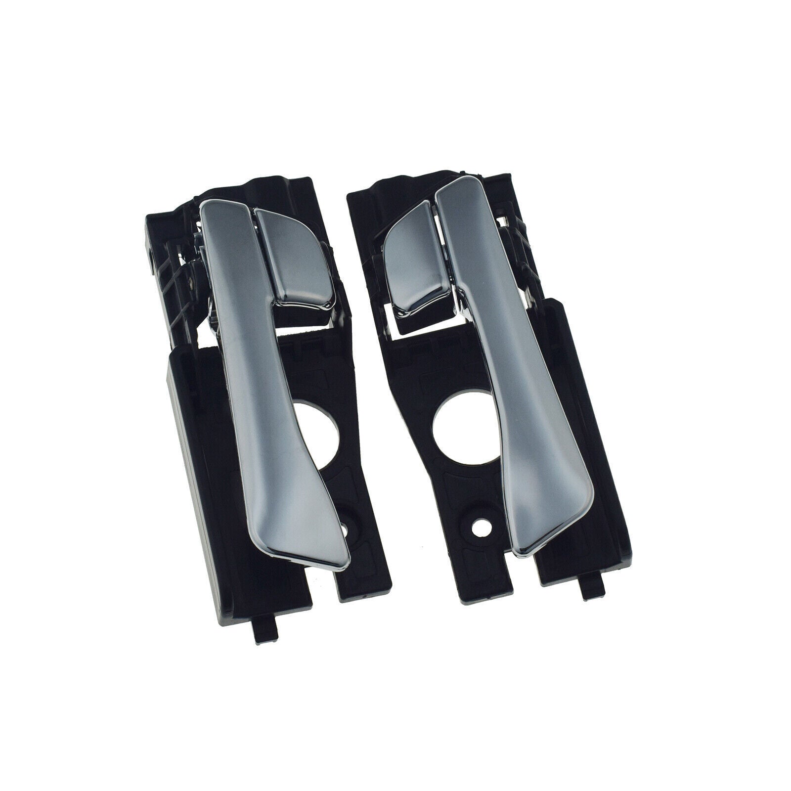 for Hyundai Accent 2012-2017 Rear Left  Right Interior Door Handles Pair Chrome