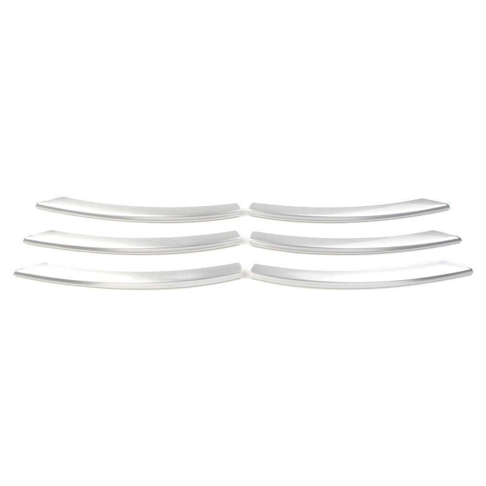 Front Bumper Fog Light Trim Strip Fit 2013-17 for Land Rover for Range Rover L405 Silver