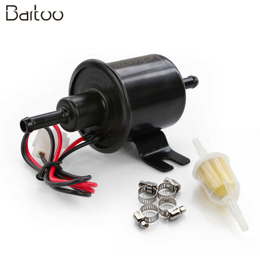 HEP-02A Black 12V Electric Upgraded Fuel Pump High Pressure Bolt Wire Petrol Q