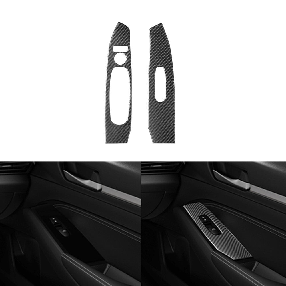 Carbon Fiber Driver Door Decorative Strip Cover Trim for Suzuki Grand Vitara v