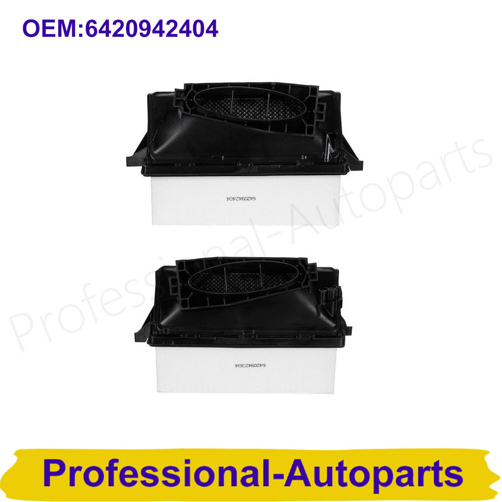 Left and right air filters suitable for Mercedes-Benz GL, ML, S-CLASS, GL350, ML350, S350 - Exterior cleaner