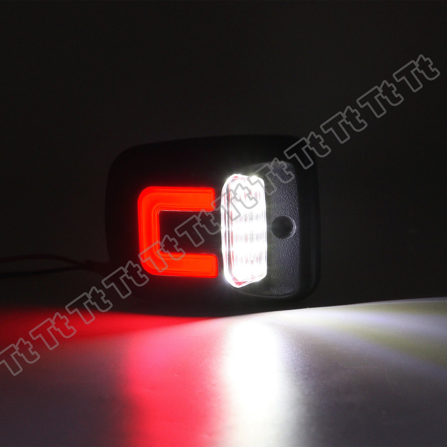 Suitable for 1995-2004 for Toyota Tacoma red tube full LED license plate light, rear light, and label light. Q