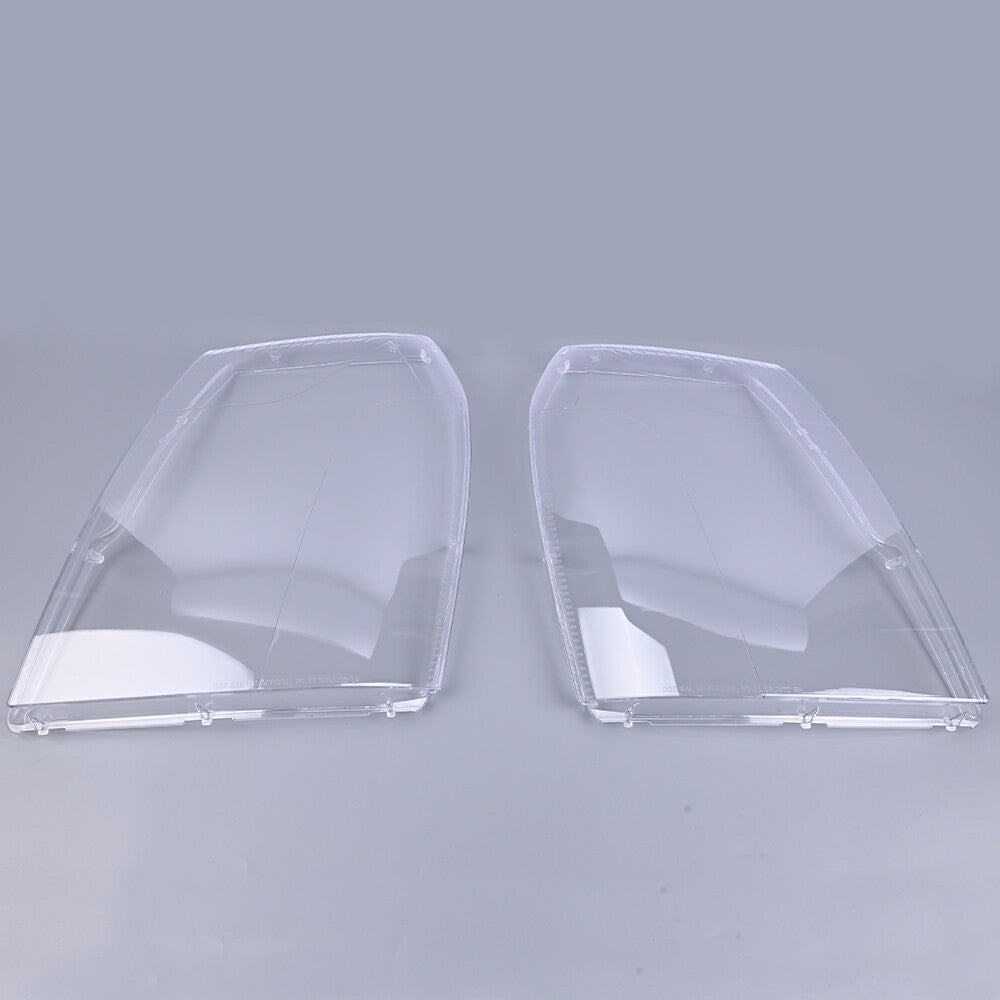 Left+Right Clear Headlight Lens Covers Replace For 2007-2014 for Cadillac for Escalade