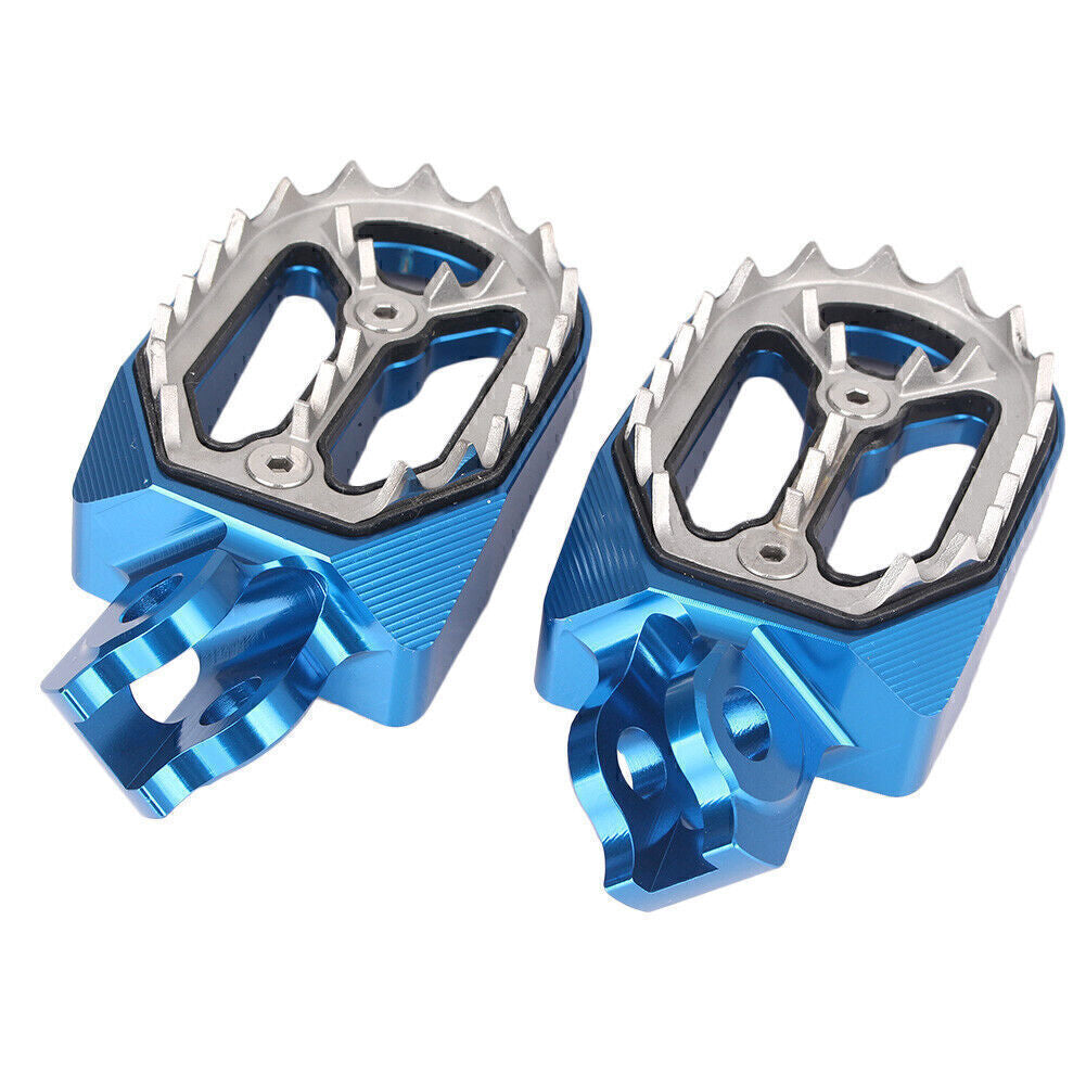 Blue Racing Footpegs for Suzuki RMZ250 RMZ450 2010 2011 2012 2013 2014 2015 Q