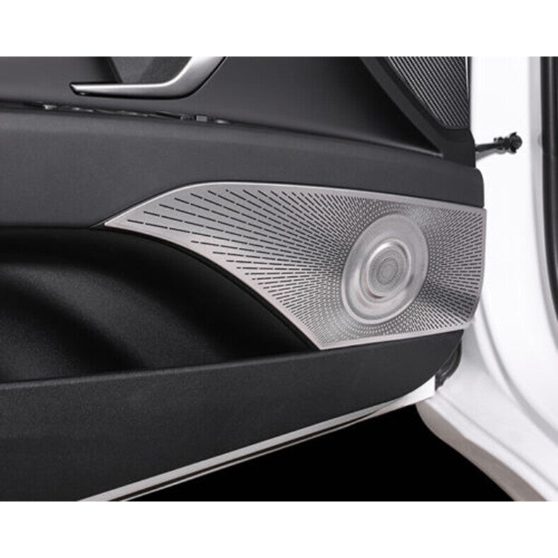 For Silverado 1500 2019-21 Grille LED Light Style Grill Trim 3P v