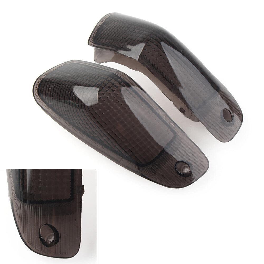 for KAWASAKI ZZR400 93-03 ZZR600 93-08 2x Front Turn Signal Indicator Lens Smoke