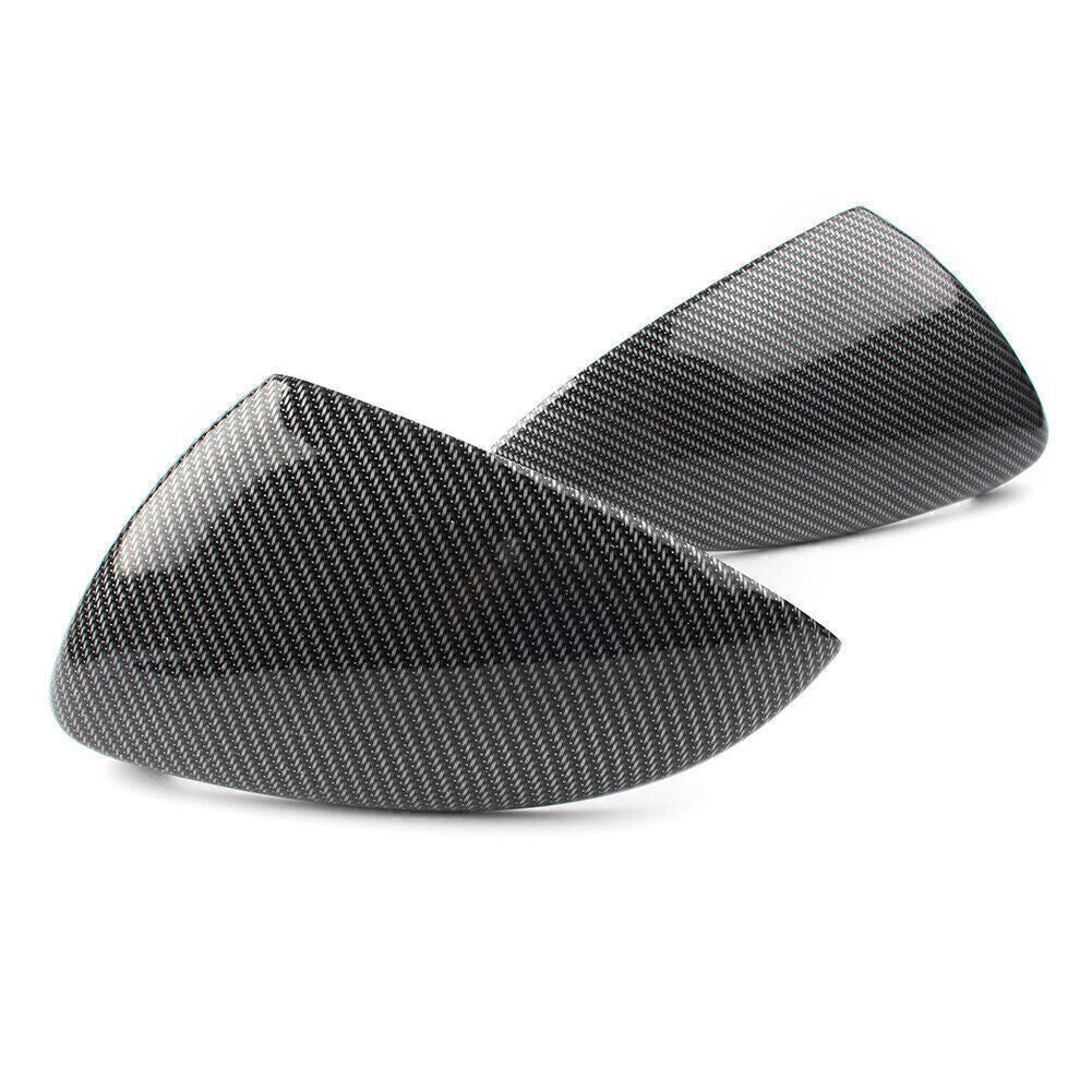 for VW for Golf MK7 MK7.5 R 2PCS ABS Carbon Fiber Side Mirror Cover Caps