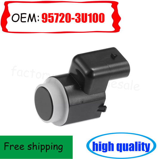 1Bumper PDC Ultrasonic Parking Sensor, Black 95720-3U100, for Hyundai and for Kia (2010-15) n