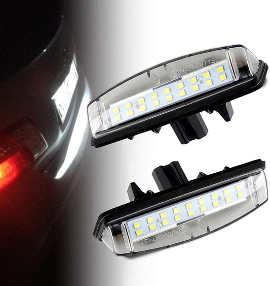 2x for Lexus IS for ES GS RX LX for Toyota 6000K White LED License Plate Tag Lights Q