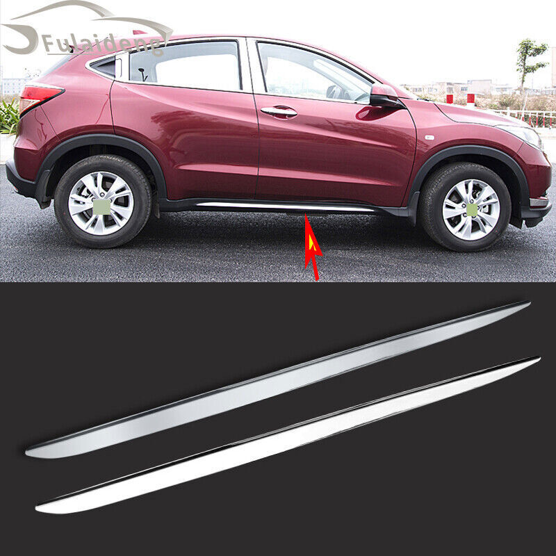 Fit for Honda Vezel HR-V 2016-2021 ABS Chrome Body Door Side Molding Cover Trim