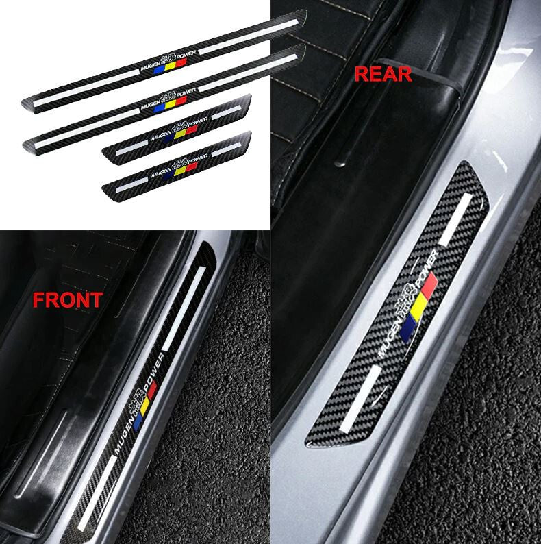Car door and window protection stickers, badges, decorative strips, carbon mugs for Subaru