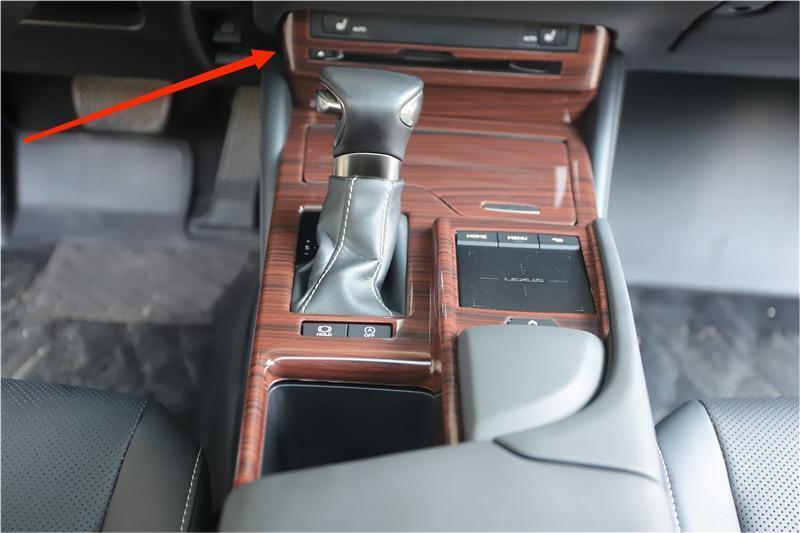 Console CD Switch Control Panel Trim Interior Fit for Lexus for ES 2015-17 Red Wood