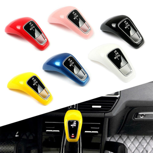 Auto ABS Gear Shift Knob Cover Trim Fit for Porsche for Cayenne 2018-2021 Q