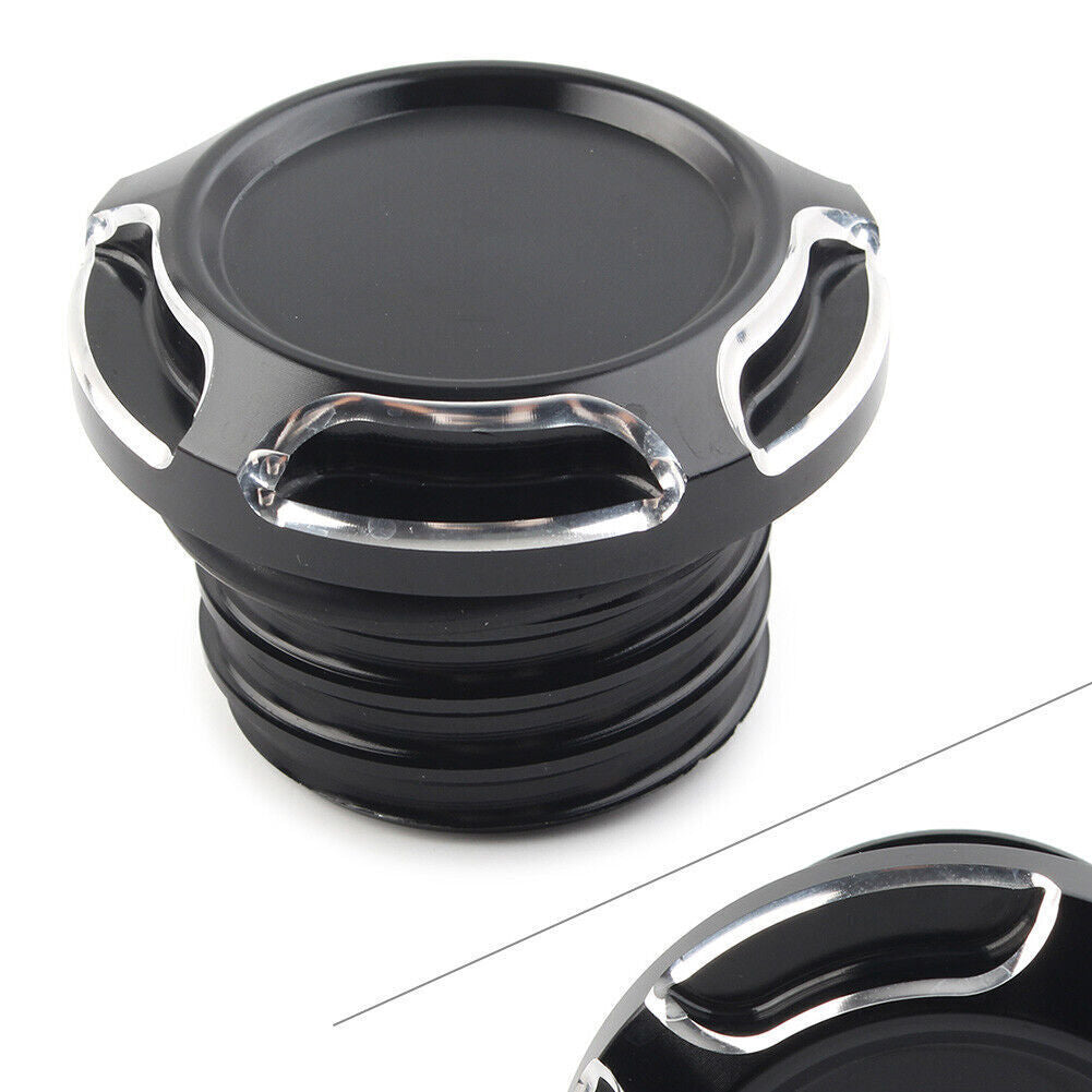 CNC Cut Gas Cap Fuel Tank Right-hand Thread Fits for Harley Dyna Softail