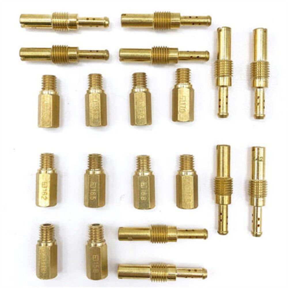 20-Piece Motorcycle Carburetor Main Jet Slow-Speed Guided Kit for PWK OKO Carb- n