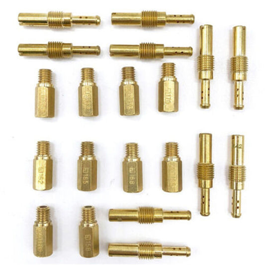20-Piece Motorcycle Carburetor Main Jet Slow-Speed Guided Kit for PWK OKO Carb- n