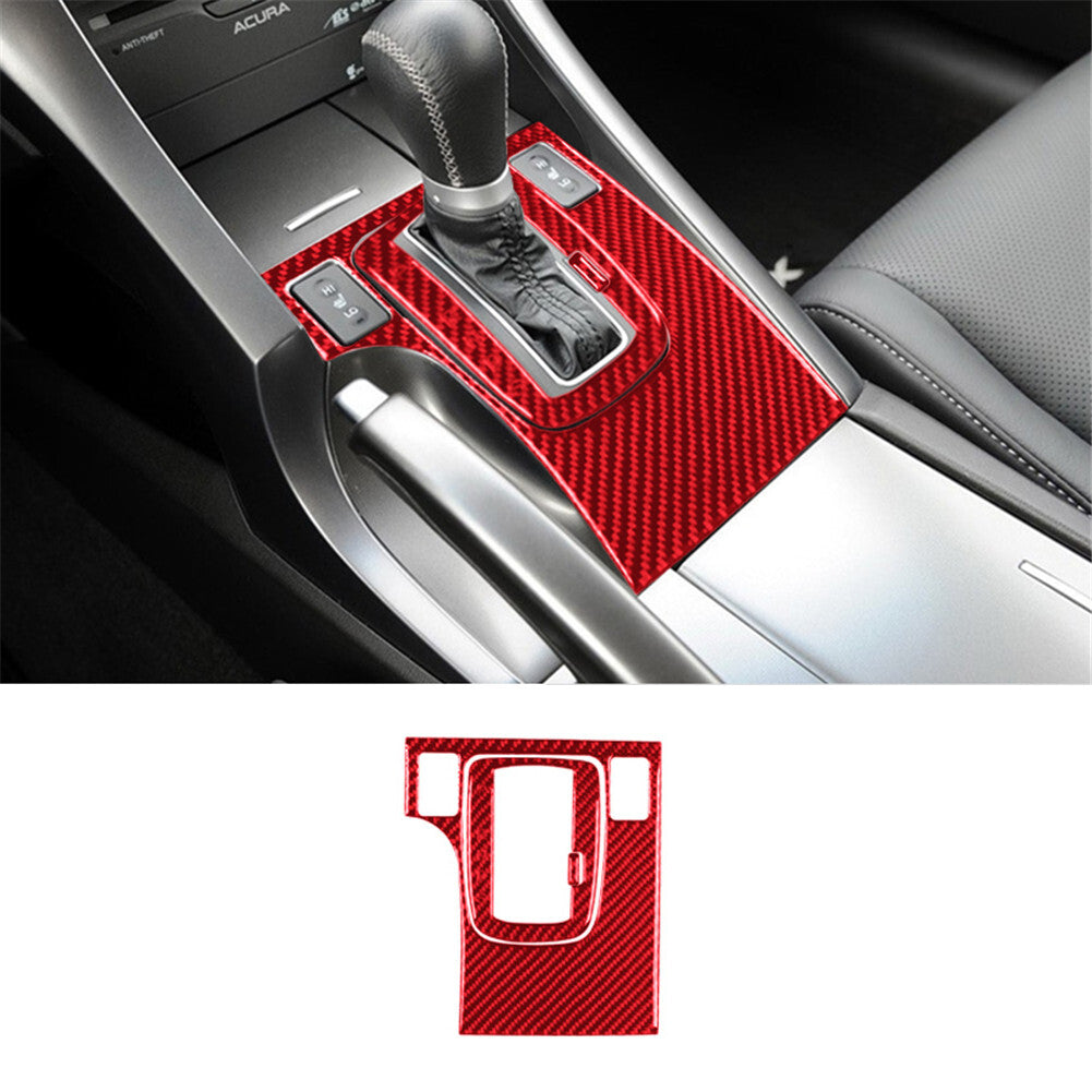 4Pcs Carbon Fiber Interior Gear Shift Cover Trim for Mazda MX-5 Miata 2009-2015 v