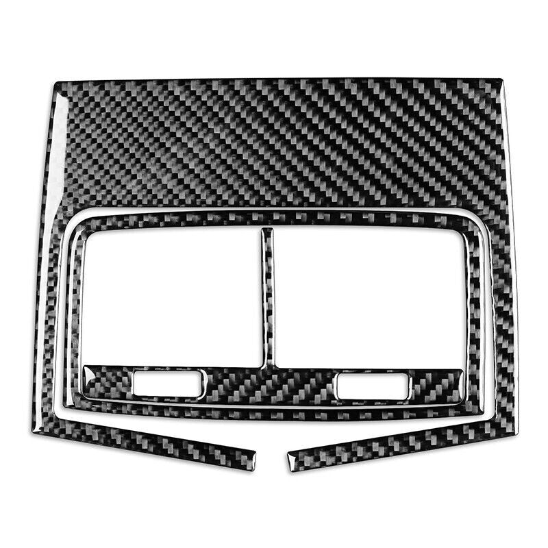 Real Carbon Fiber Car Rear Air Vent Outlet Cover Trim Fit for Audi Q7 2005-2015