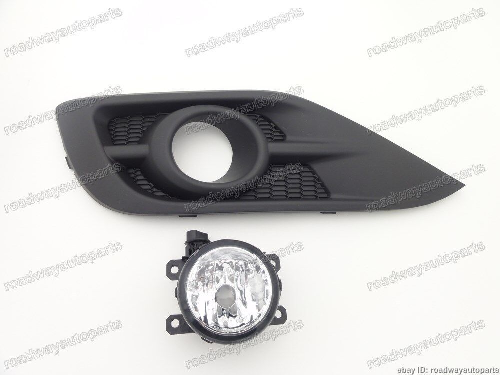 Left Front Bumper Fog Light Lamp w/Bezel Cover Fit for Honda CRV CR-V 2012-2014