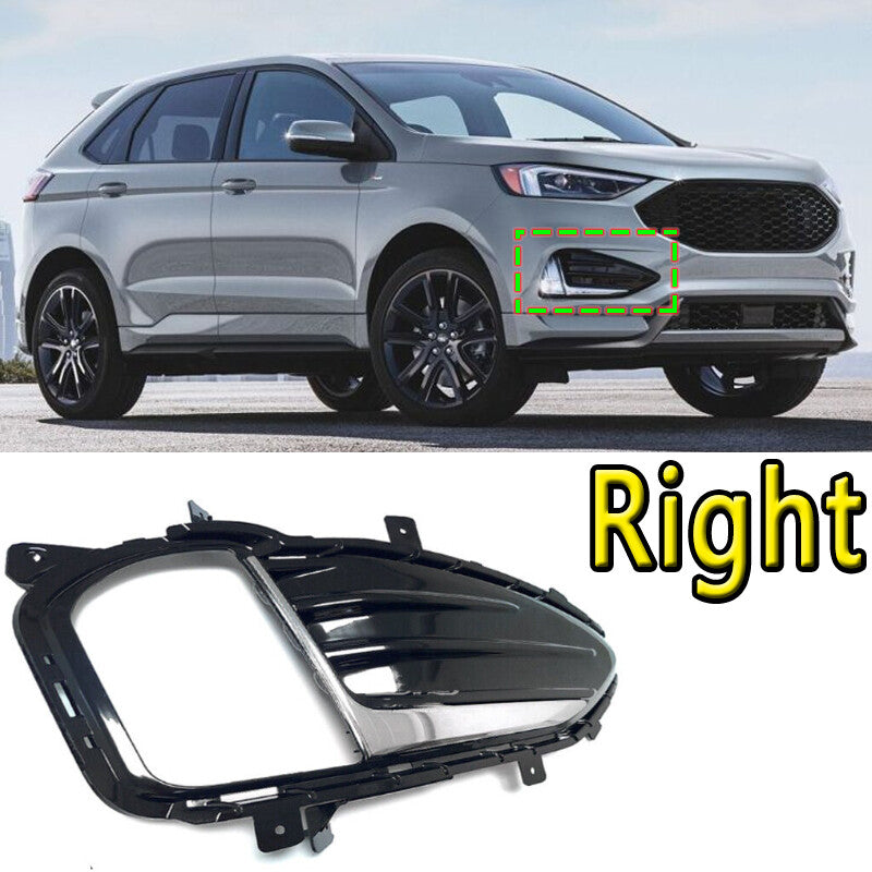 Fog light cover cover for front drive side bumper of for Ford Edge 2019 - 2020 - 2022