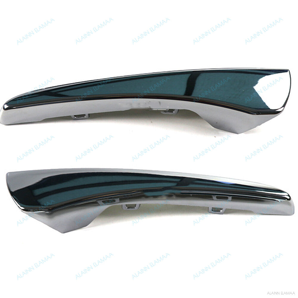 Front Bumper Side Grille Cover Trim r Fit for Jaguar for XF 3.0 2012-2015,Chrome,LR