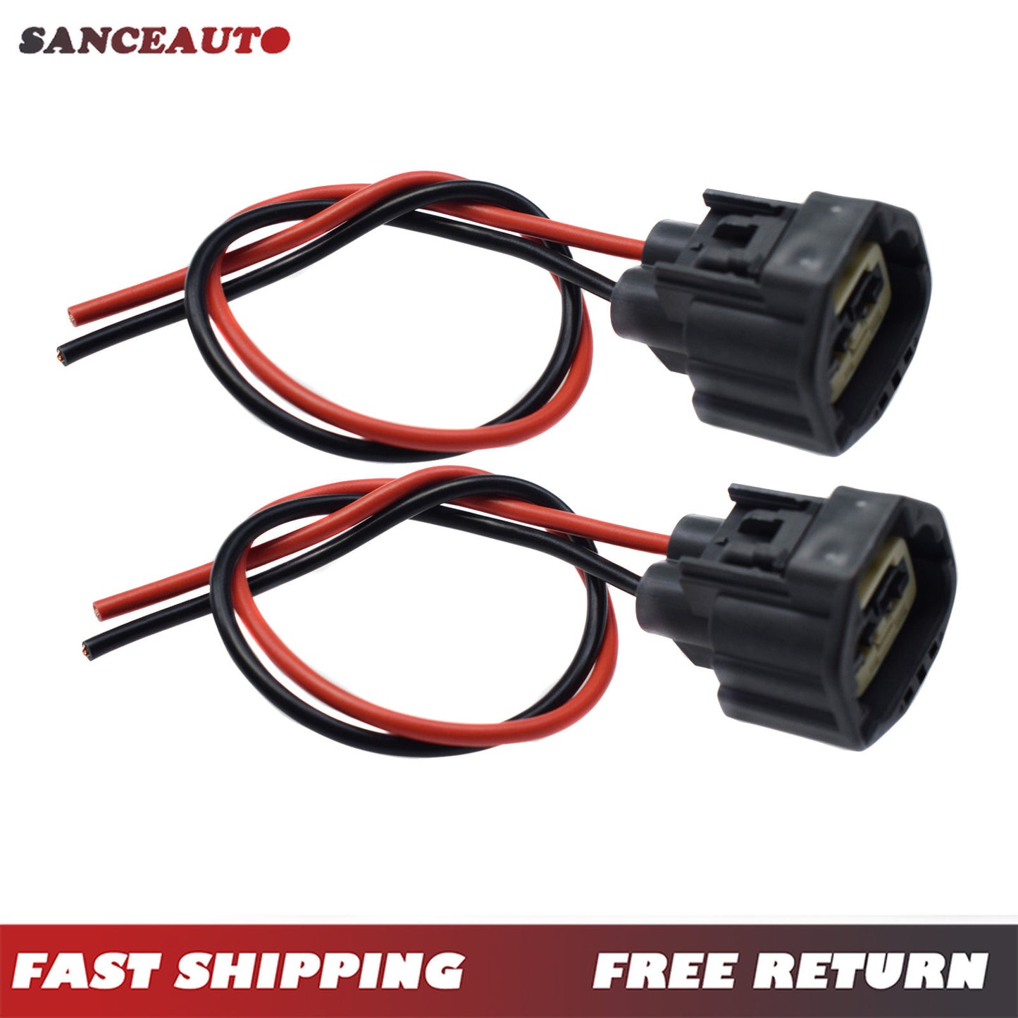 2-Piece Cooling Fan Module Sensor Connector for Mercury for Lincoln PT1522 WPT-778- n