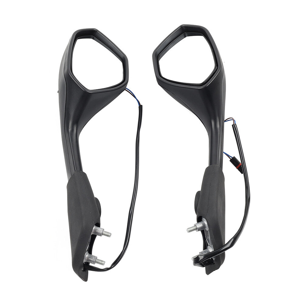 Side Rear View Mirrors w/ Turn Signals Fit for BMW S1000RR 2019-2024 2022 Q