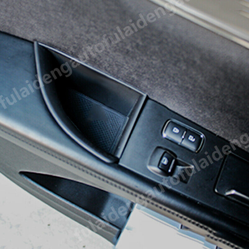 for Lincoln MKX 2016-2018 Black Interior Side Door Storage Box Holder Container