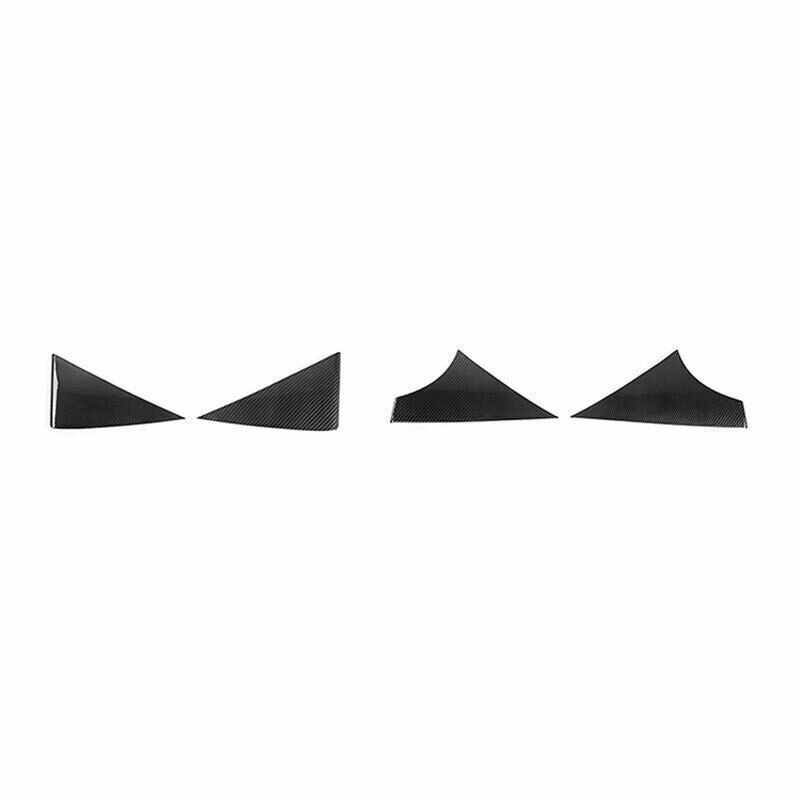 Inner Door Panel Cover Trim 4 Fit for Nissan Armada Y62 2017-2020 Carbon Fiber