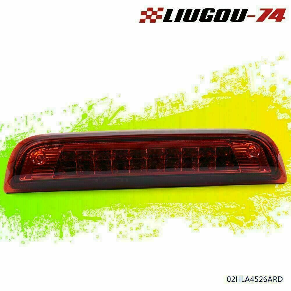 Fits 2014-18 Silverado/ for Sierra for CHRome Rear LED Third Brake Light Cargo Light - v