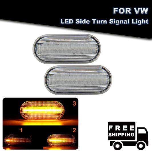 Sequential LED Side Marker Signal Light for for VW MK4 for Golf for Jetta GTI R32 for Passat B5- v