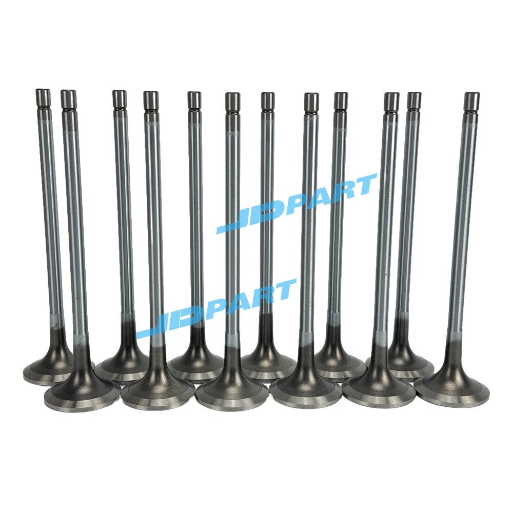 12 QSK19 intake valves 3090469 and 3804892 for excavator parts.