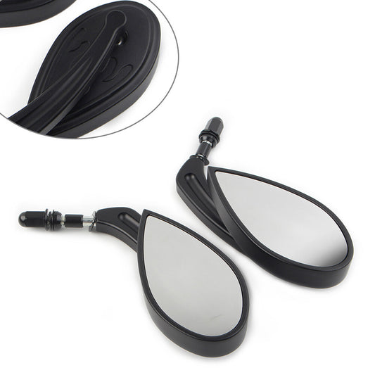 Motorbike Bar End Rearview Mirrors for Harley Touring Street Road Glide King Q