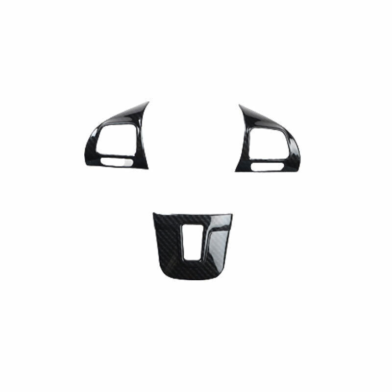 For 2010-2013 for Golf MK6 ABS Carbon Steering Wheel Switch Cover Trim n