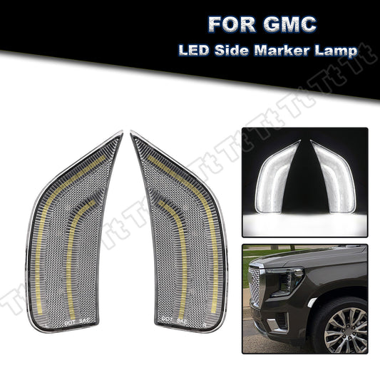 2 One Light LED World LED 2021 for GMC for Yukon XL Tahoe Suburban for Escalade - v