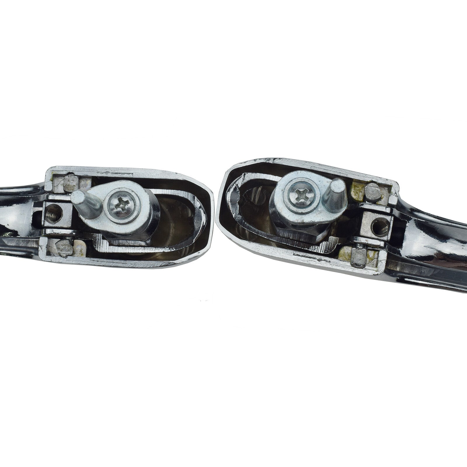 Pair of exterior door handles with keys for for VW Transporter 1969 - 1979 - v