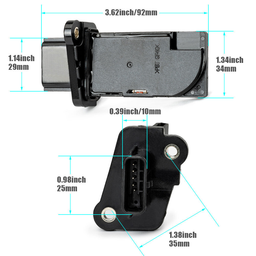 The new airflow sensor is compatible with Sentra Altima, for Infiniti QX60, and Q70. (22680-1MG0A-) n