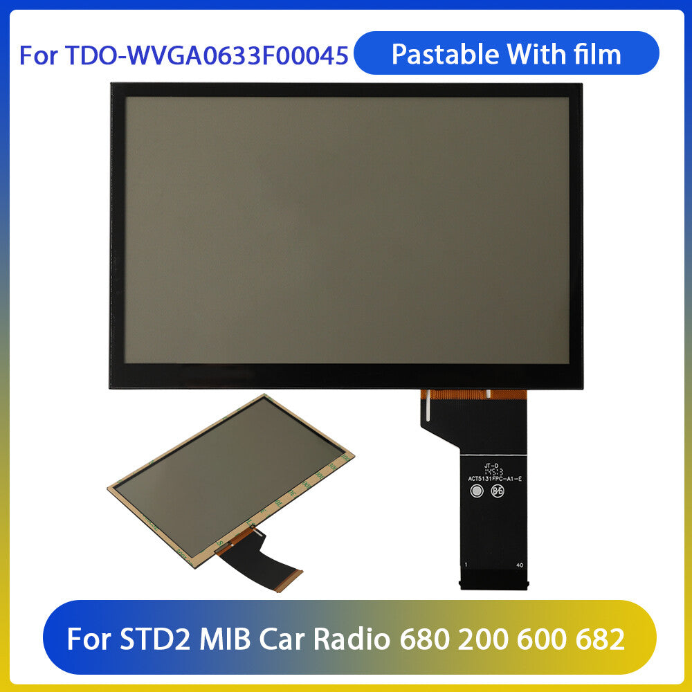  for VW for Passat MIB STD2 Radio TDO-WVGA0633F00045 6.5 Frosted Touch Screen Glas