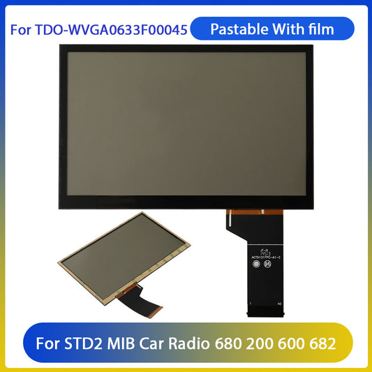  for VW for Passat MIB STD2 Radio TDO-WVGA0633F00045 6.5 Frosted Touch Screen Glas