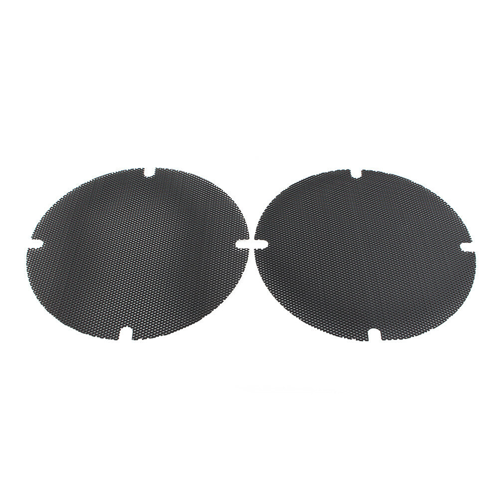 for Harley Touring FLHTCU 2014-Up Black Rear Passenger Speaker Grill Mesh Covers