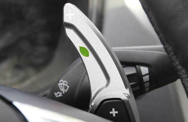 for Ford Mondeo Fusion 13-20 Matte Silver Aluminum Steering Wheel Shift Paddles