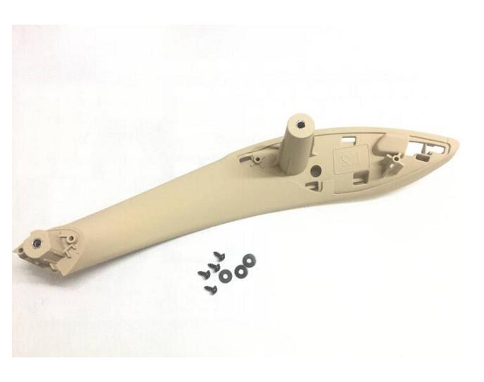 One-piece beige inner door panel handle pull edge cover for F30- n