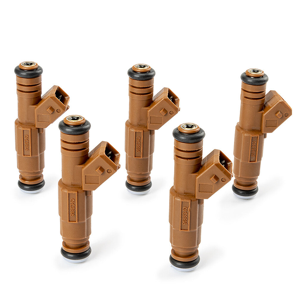 5-piece fuel injector kit 0280155831 suitable for Volvo S60, S80, C70, V70, XC90 2.4L, 2.5L... v