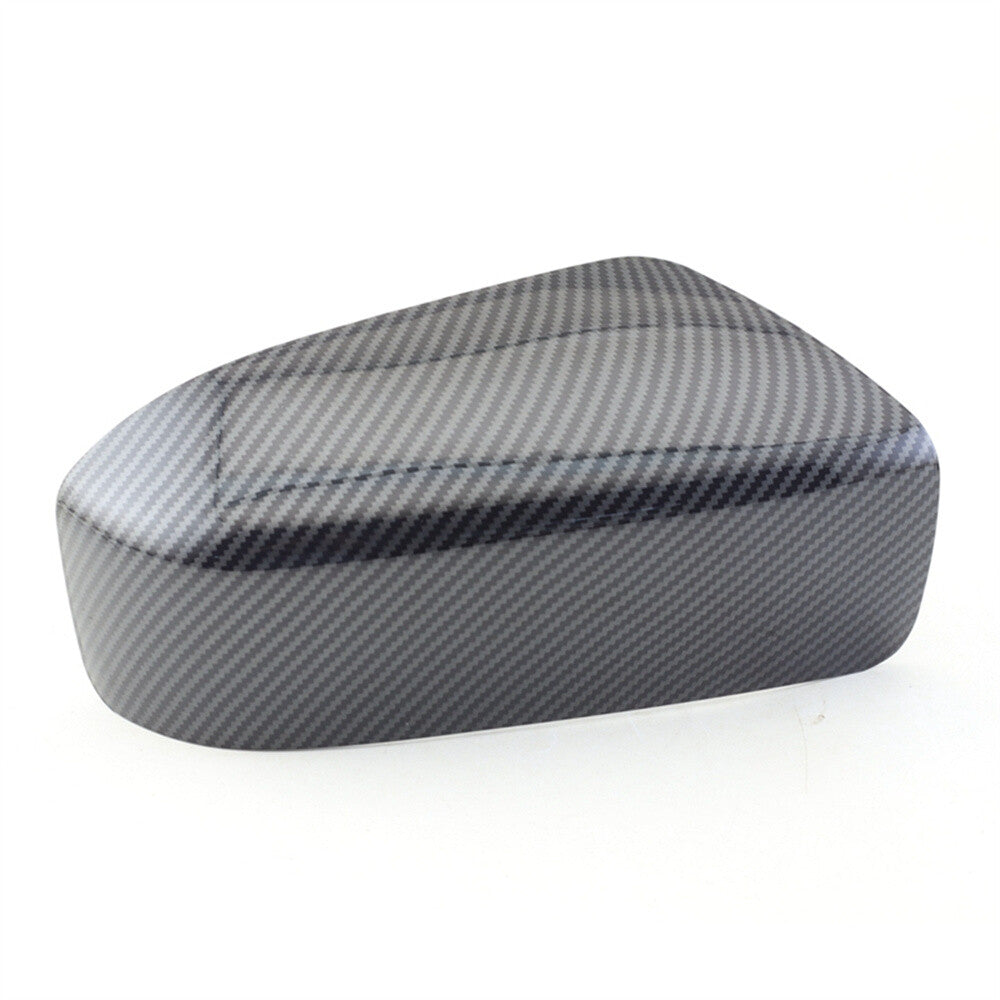 Pair For 2003-07 for Honda for Accord Side Rear View Mirror Cover Caps Carbon Fiber Look Q