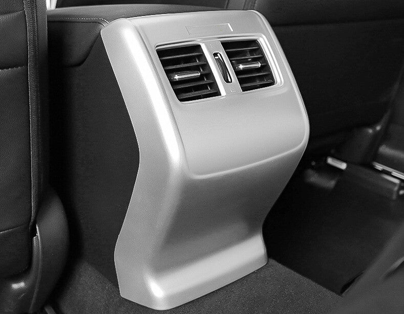 Rear Air Outlet Anti-Kick Panel Trim for Honda Accord 10th 18-2022 Sliver Matte