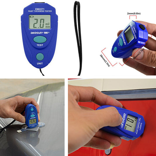 Car Digital Coating Gauge Painting Thickness Tester Paint Meter Diagnostic Tool