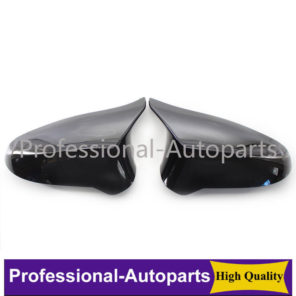 1Pair Gloss Black Rearview Side Mirror Cover Caps for BMW F80 M3 F82 M4 15-2020