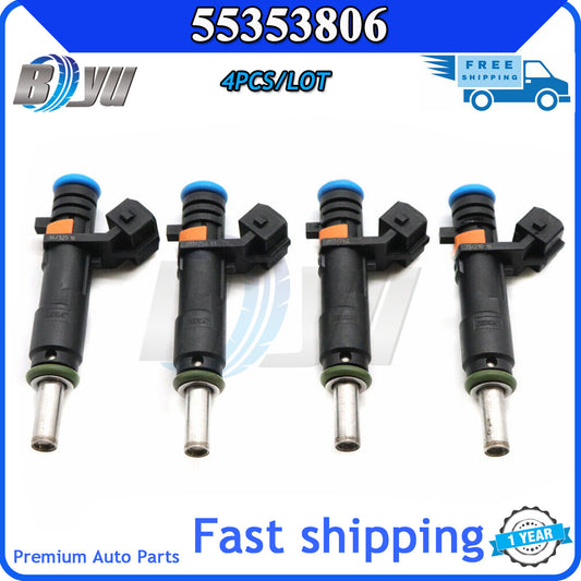 4-piece fuel injector 55353806 for Trax for Cruze for Vauxhall and for Opel Insignia 1.8L v