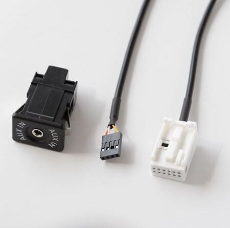 Retrofit AUX auxiliary mp3 cable socket for Mercedes W169 W245 W203 W209 W164 v